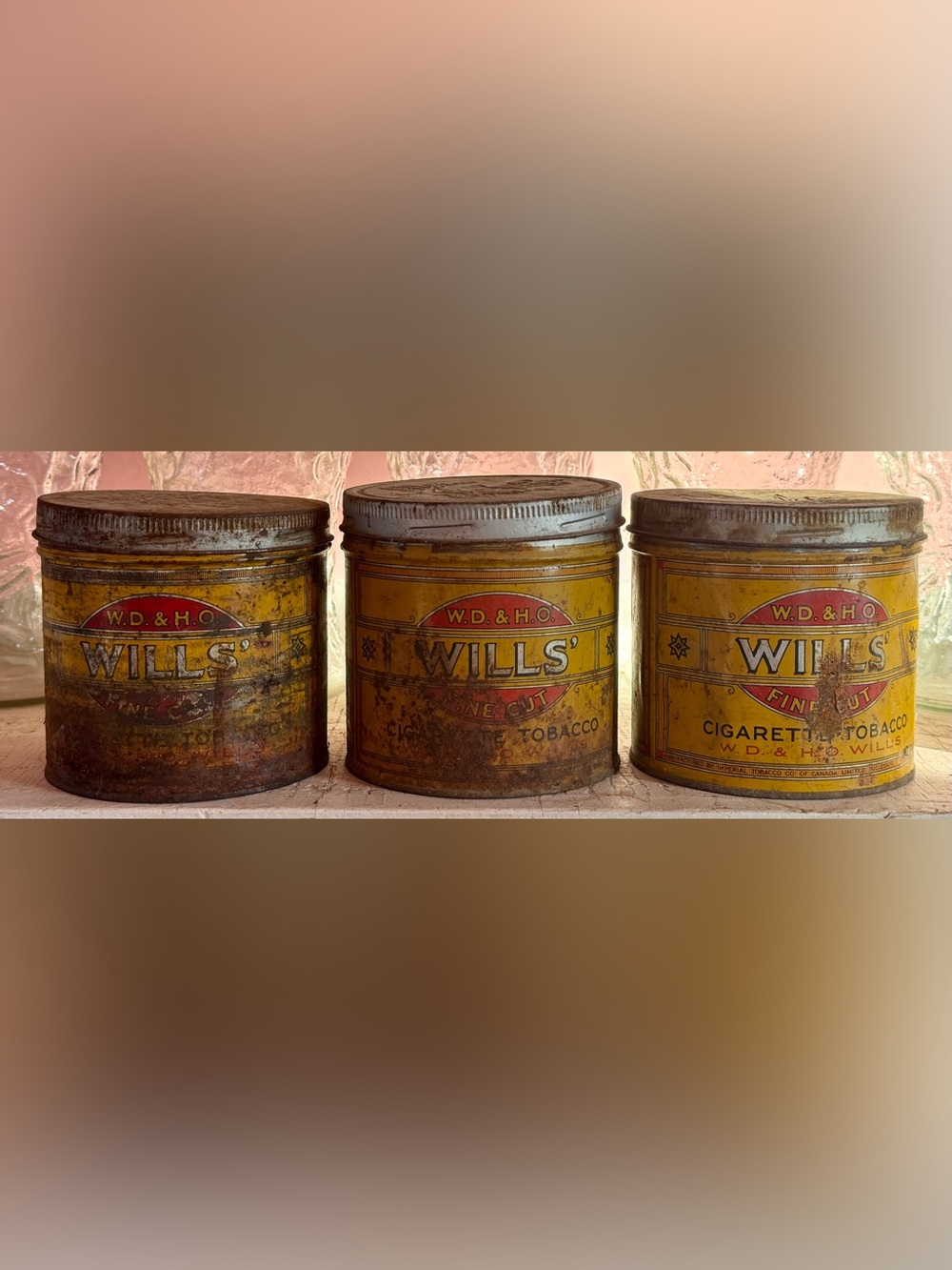 Vintage W.D. & H.O. WILLS’ tobacco tins